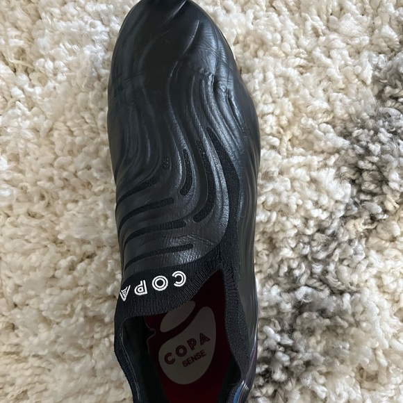 Adidas Copa Sense Laceless, black white red and blue - Picture 6 of 13